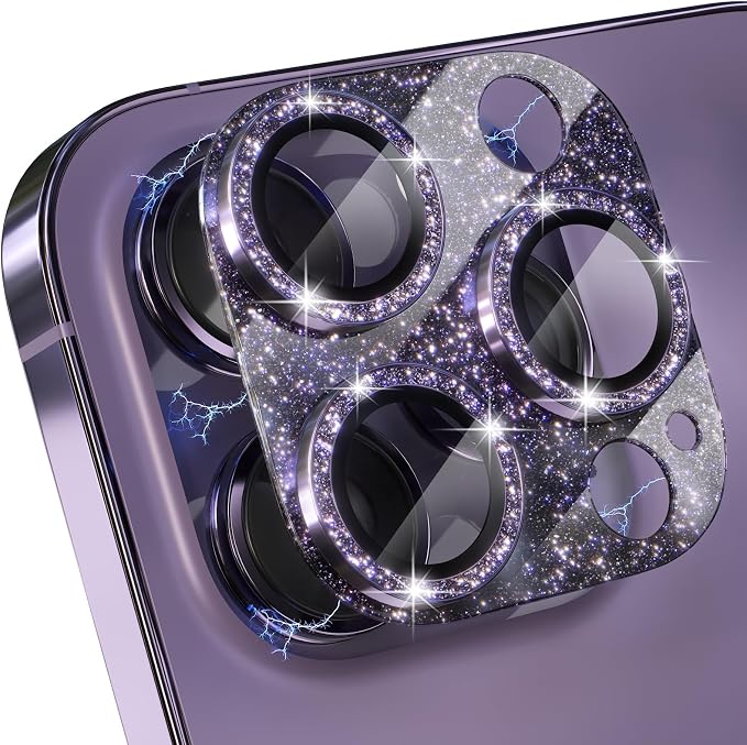 Choiche for iPhone 14 Pro/iPhone 14 Pro Max Camera Lens Protector, Bling Camera