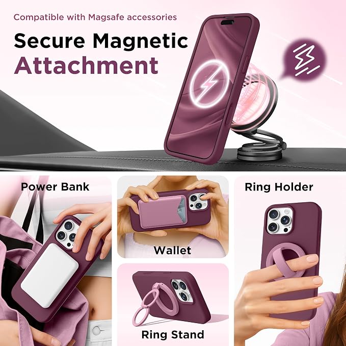 GolbinBox Magnetic for iPhone 16 Pro Max Case, Compatible