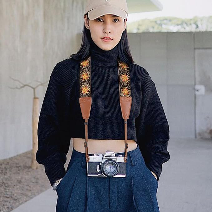 Padwa Lifestyle Yellow Sun God Camera Strap