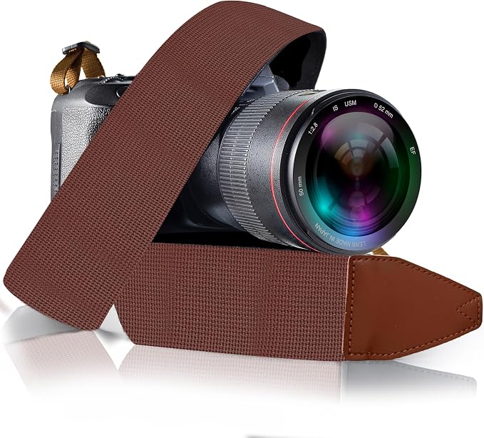 Art Tribute Camera Strap For Photographers Padded Universal Fit Neck Shoulder &