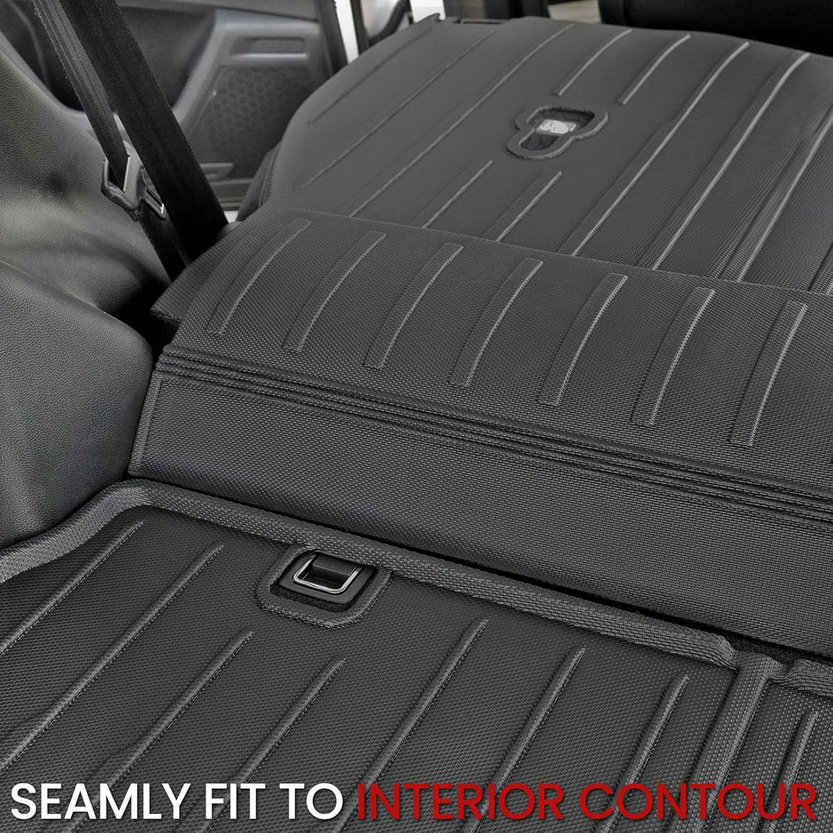 Floor Mats Cargo Mat Set for Honda CRV 2026 2025 2024 2023 Car Mat Accessories(Include Hybrid), All Weather TPE Cargo Liner Door Sill Protectors for CR-V Gas Hybrid(Full Set Mats)