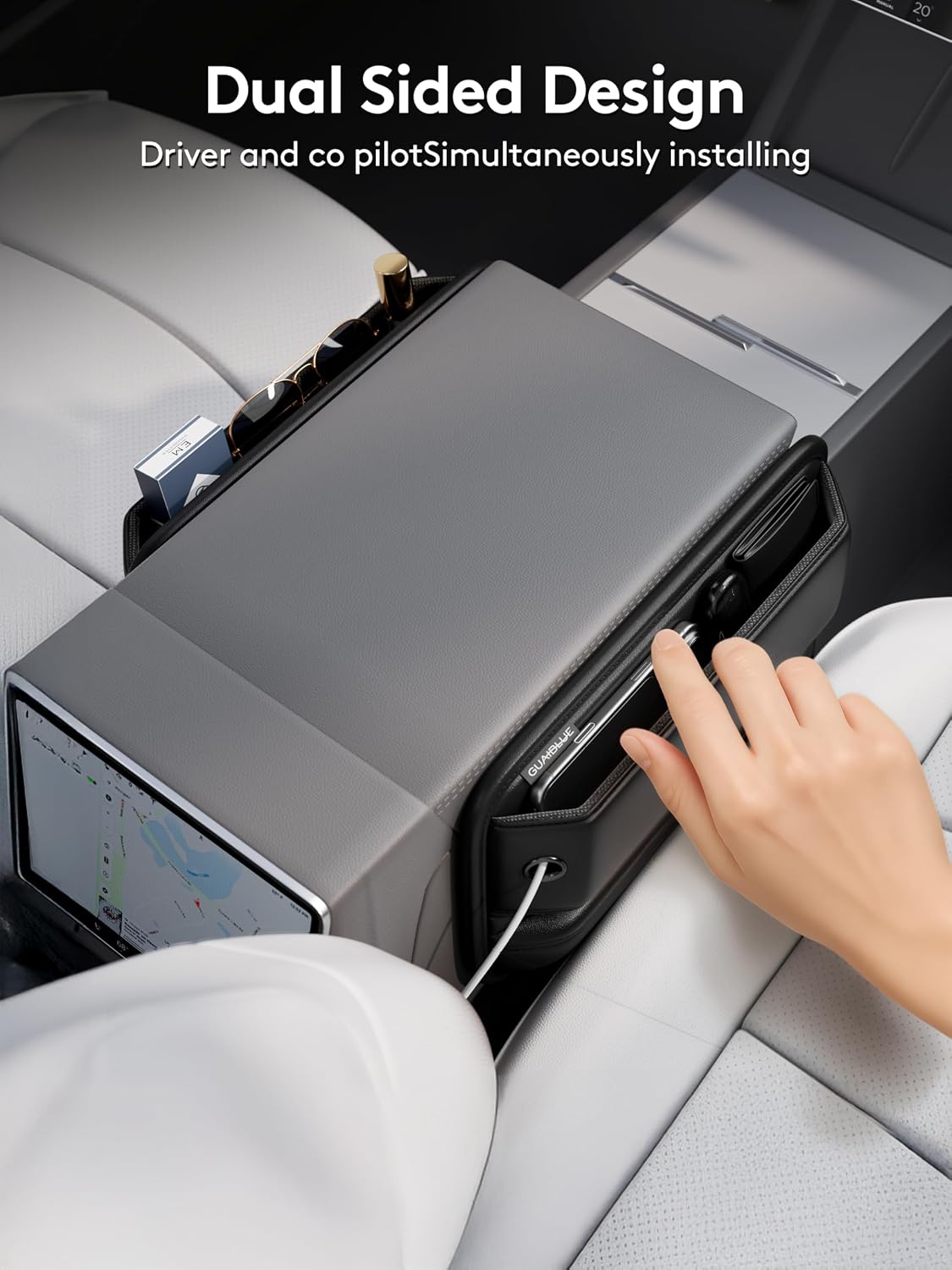 Car Seat Gap Filler Organizer with Sun Visor Organizer