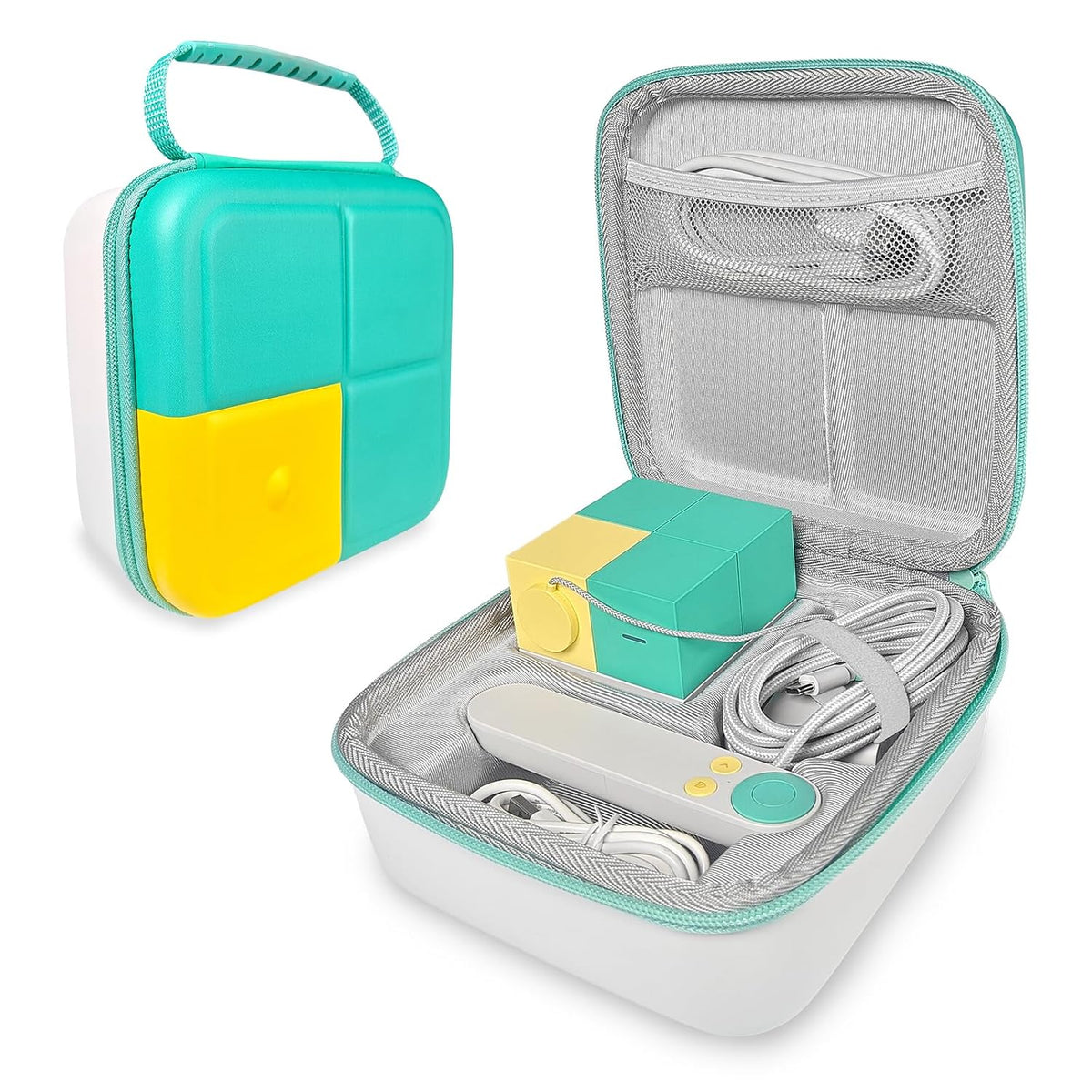 JOYTORN Hard Travel Carrying Case Compatible with Nex Playground Active Play System Console, Portable Storage Bag with Dedicated Compartments for Remote, Adapter and Base Accessories