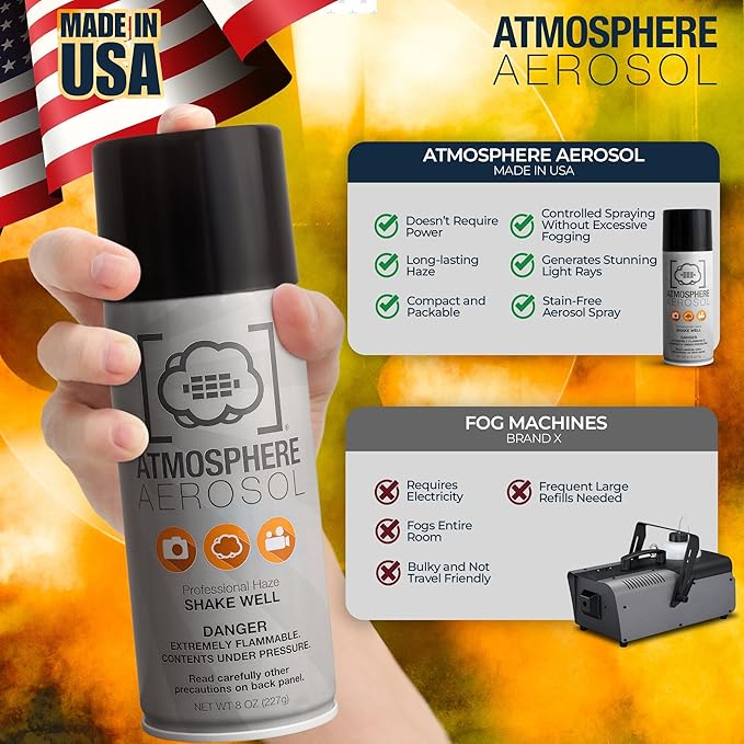 2 Pack Atmosphere Aerosol Haze/Fog Spray