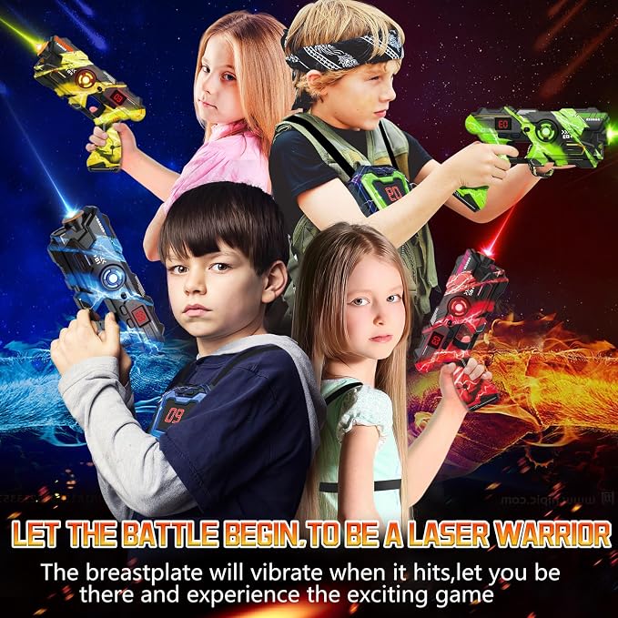 BAIAI Laser Tag Guns Set of 4