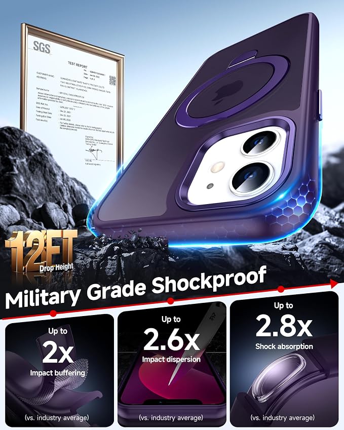 LeYi for iPhone-12-Pro Case/i Phone-12 Cases: for MagSafe