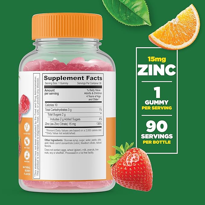 Lifeable Zinc Kids + B Complex Kids, Gummies Bundle - Great Tasting, Vitamin Supplement, Gluten Free, GMO Free, Chewable Gummy