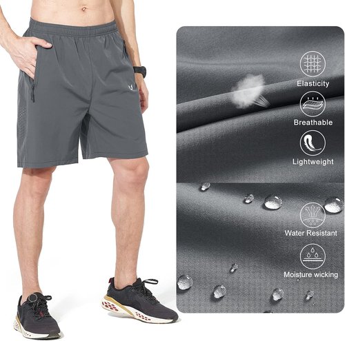 NORTHYARD Men's Athletic Running Shorts - Quick Dry Lightweight Gym Workout | 7"/9"/5" Options