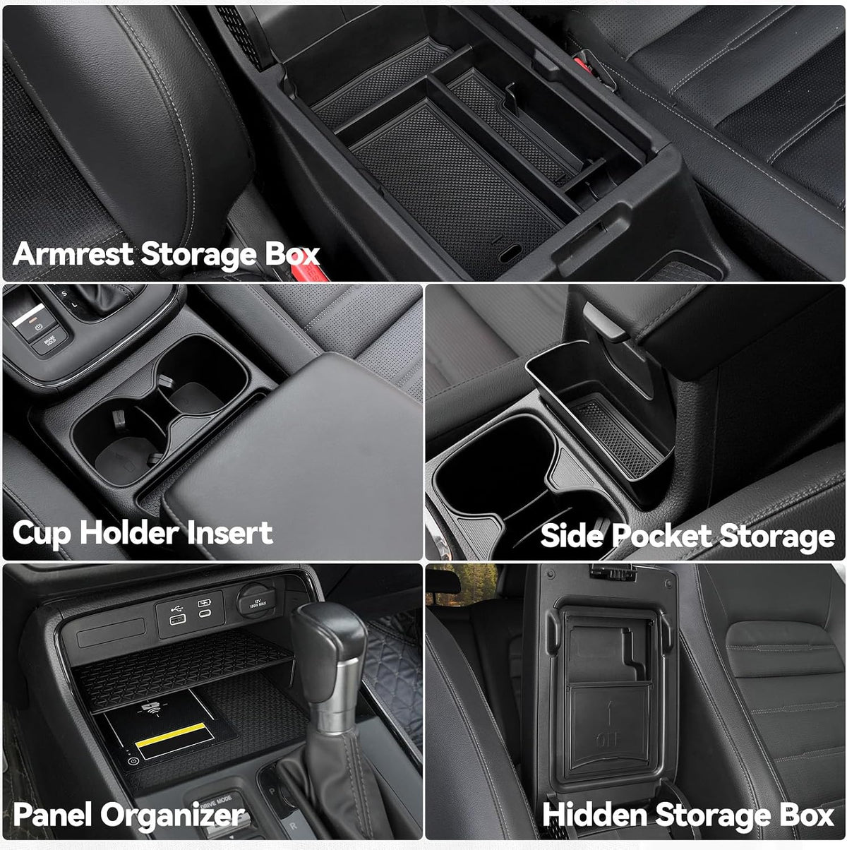 ELECFRESH Center Console Organizer for 2023-2026 Honda CRV Accessories