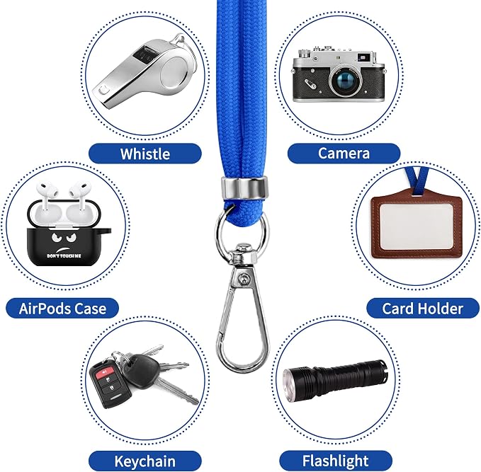 CACOE Phone Lanyard 2 Pcs-1 Pcs Adjustable Neck Strap, Universal Crossbody