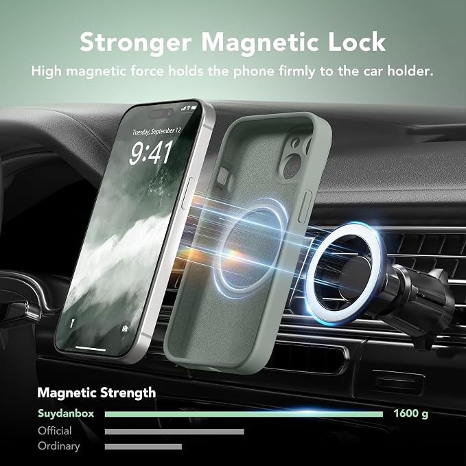 Magnetic for iPhone 15 Case, Compatible