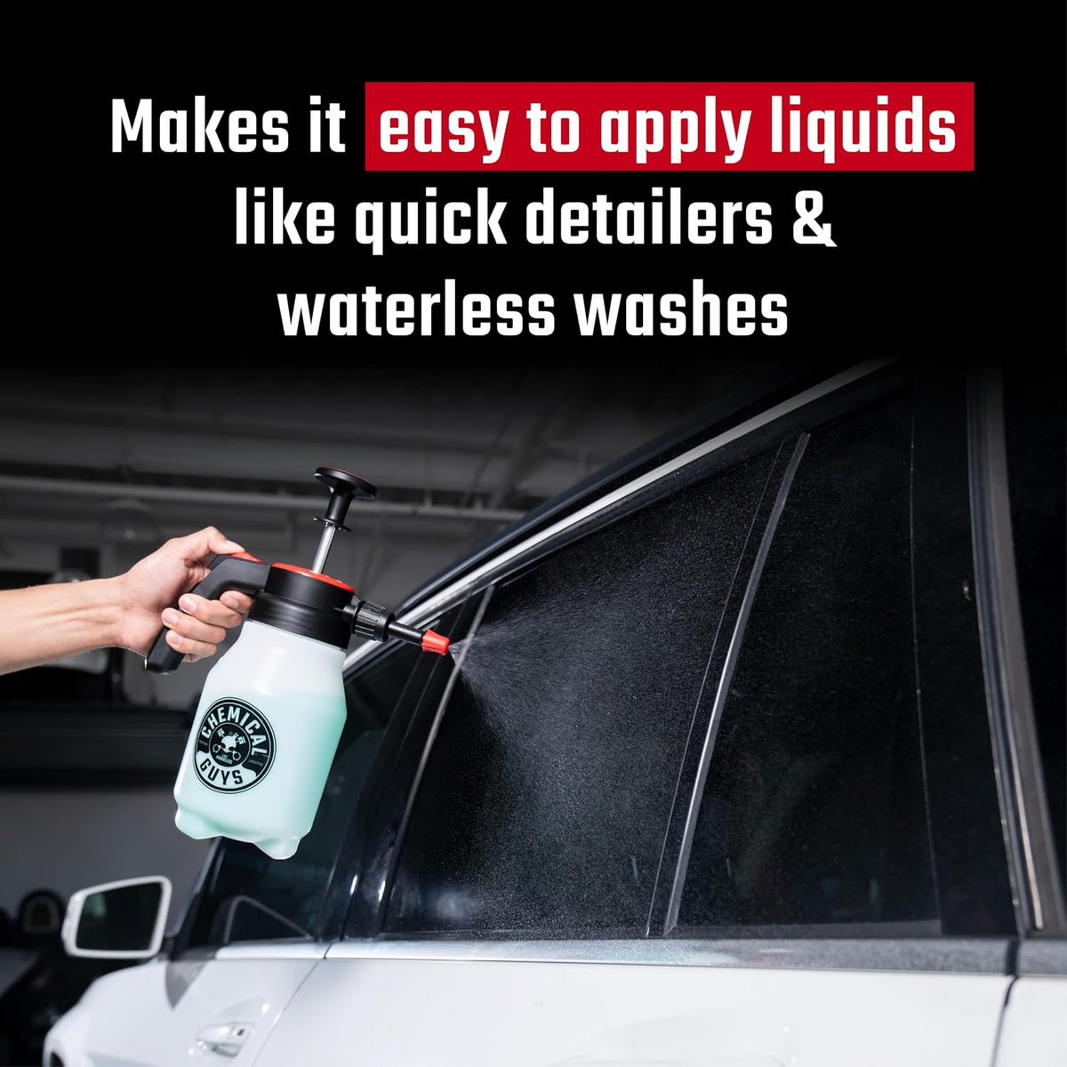 Chemical Guys HOL401 Eco Friendly Drought Buster Waterless Car Wash & Wax Kit, 8 Items