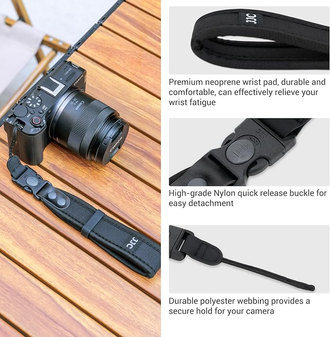 Upgraded Quick Release Soft Neoprene Camera Hand Wrist Grip Strap