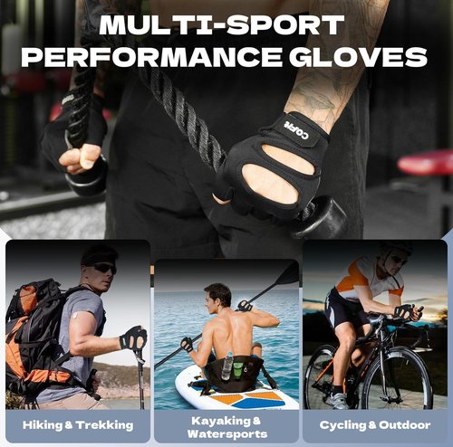 Cofit Breathable Workout Gloves - Antislip Weight Lifting Gloves for Men & Women | Superior Grip & Palm Protection