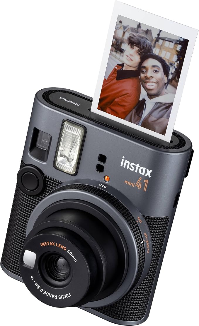 Fujifilm Instax Mini 41 Instant Film Camera Black + 20 Instax Instant Film