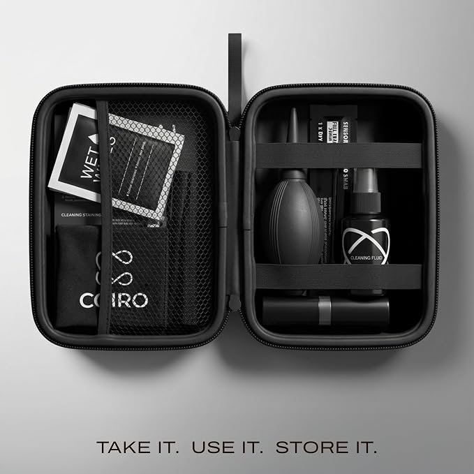 C Coiro Camera Lens Cleaning Kit 7 in 1 – Lens Pen, Air Blower, Sensor Cleaning
