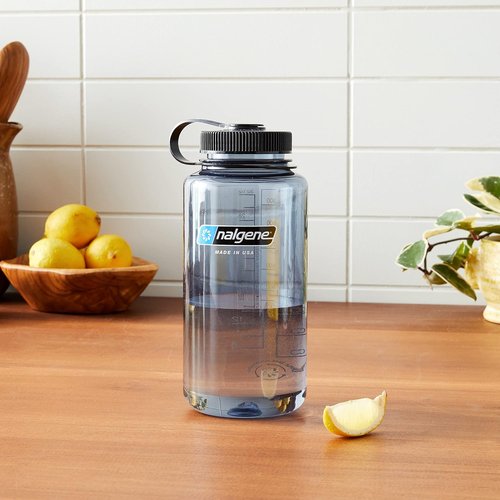 Nalgene 32 oz Wide Mouth Water Bottle - BPA-Free, Durable, Leak-Proof Design for Hiking & Travel