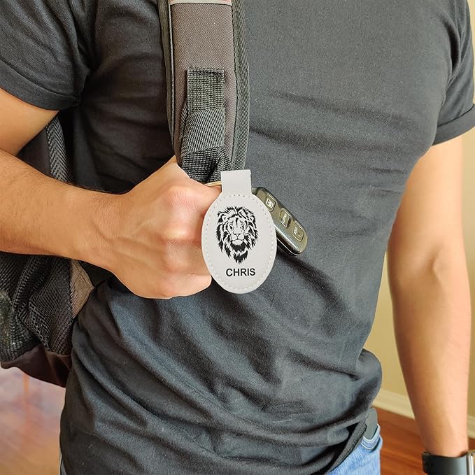 LaserGram Oval Keychain, Water Polo, Personalized Engraving Included