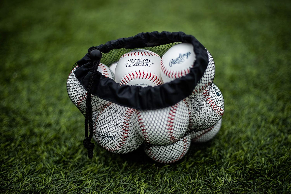Rawlings Official League Practice Baseballs - Youth Size, 12 Count Bag for Recreational Use