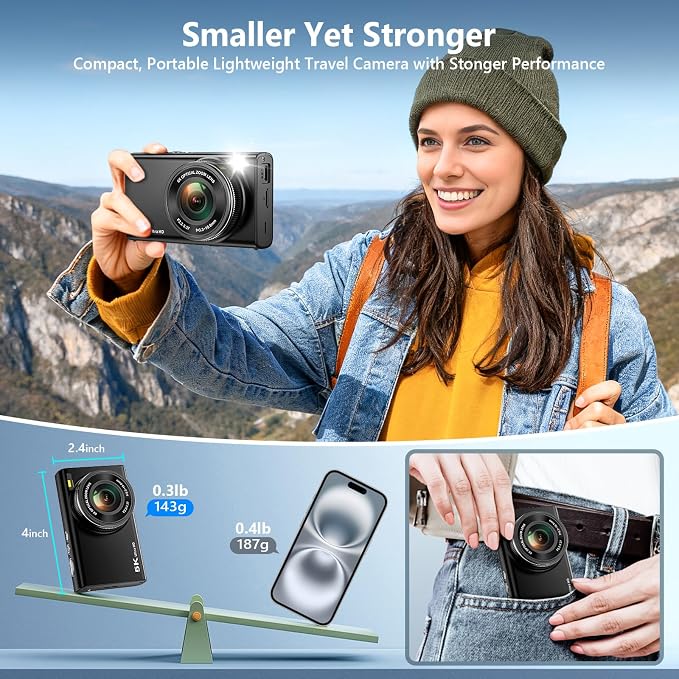 5K 96MP Digital Camera for Photography