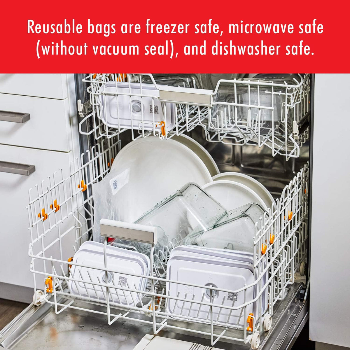 ZWILLING Fresh & Save Vacuum Sealer Machine - Airtight Glass Food Storage Containers & Sous Vide Bags