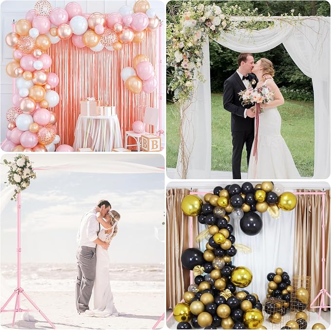 EMART Backdrop Stand 10x7ft Photo Studio Adjustable Background Stand Support kit