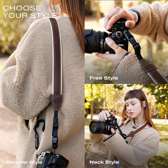 C Coiro Classic Leather Camera Strap
