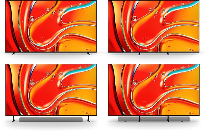 Sony 55 Inch BRAVIA 7 Mini LED QLED 4K HDR Smart Google TV (K-55XR70) | XR Processor with AI Technology, Dolby Vision/Atmos, PS5 Features, XR Backlight Master Drive, 4K movie credits included