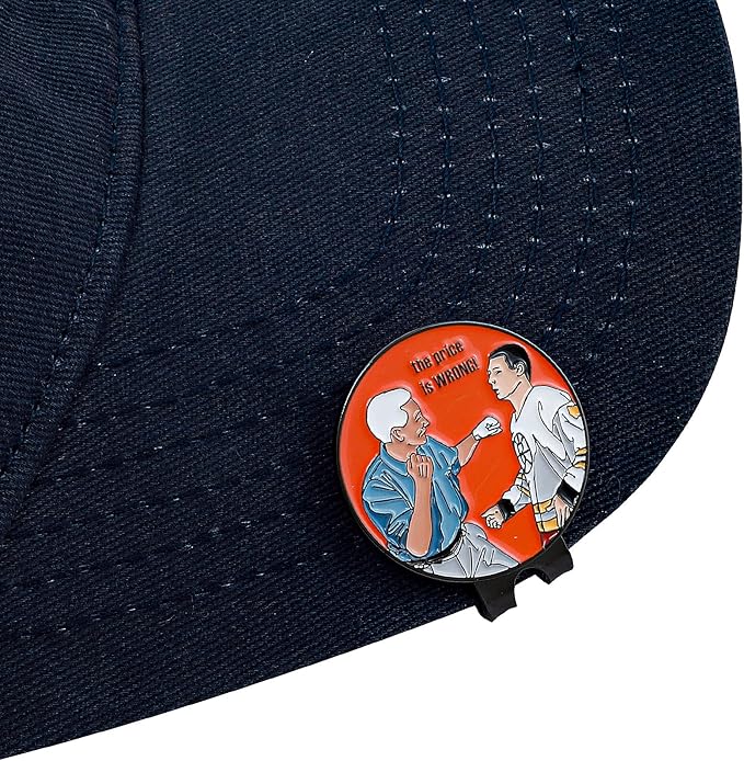 Golf Ball Marker with Magnetic Hat Clip - Funny Golf Gift