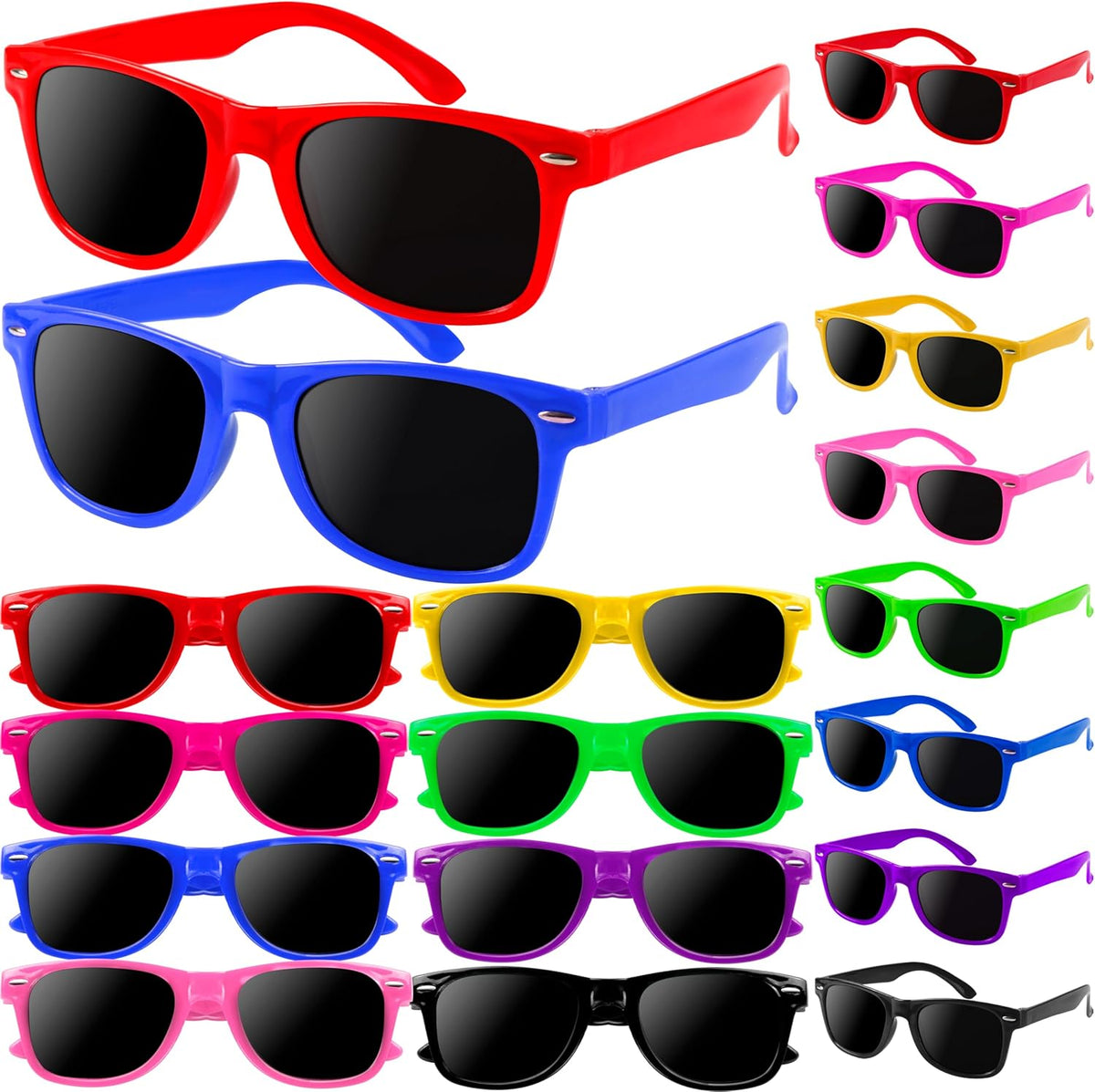 OCTERIC Kids Sunglasses - Fun Party Favors for Boys and Girls | Bulk Pack for Events