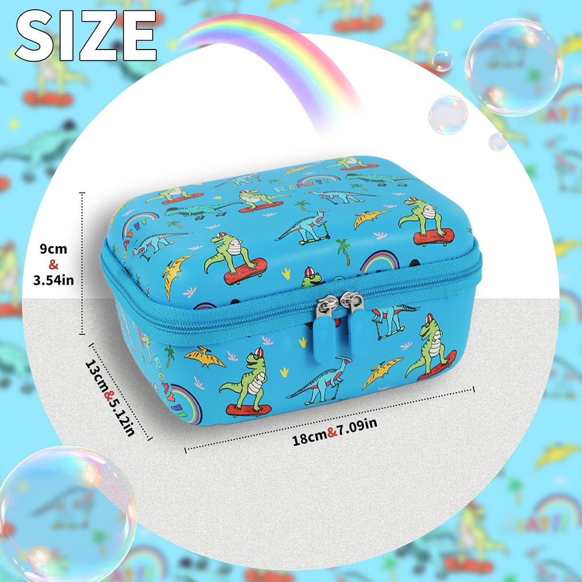 Carrying Case Compatible with Nex Playground Game System Cute Travel Case for Game Console & Accessories Hard Portable Storage,Case Only (Blue)