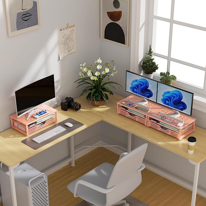 gianotter Computer Monitor Stand Riser, office organizer