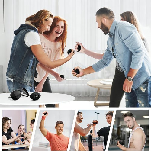 DIOTUSS Hand Grip Strengthener, Rechargeable Digital Grip Strength Trainer with LCD Display Up to 220lbs/100kg, Silicone Hand Exercise Ball for Forearm Finger Training & Stress Relief, for Adults and Kids