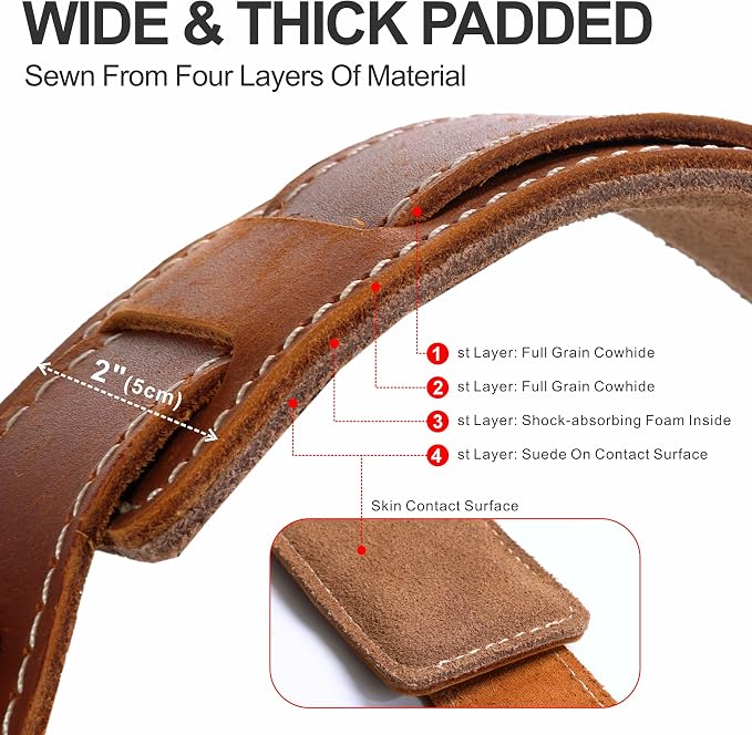 Padwa Lifestyle Tan Dual Camera Harness Strap