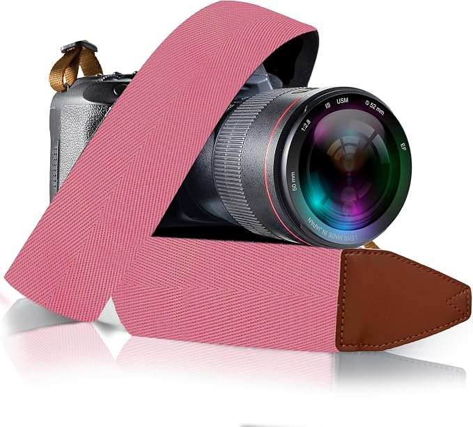 Art Tribute Camera Strap For Photographers Padded Universal Fit Neck Shoulder &