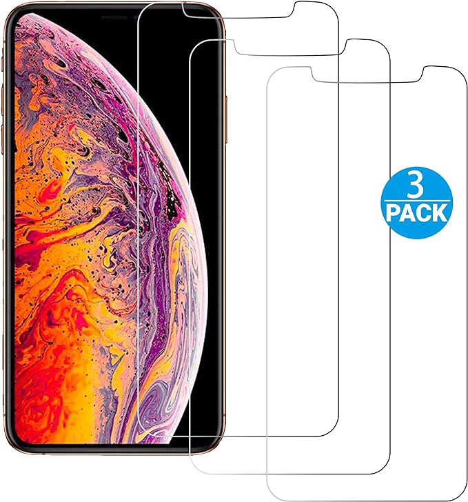 Ailun for Apple iPhone 11 Pro/iPhone Xs/iPhone X Screen Protector, 3 Pack