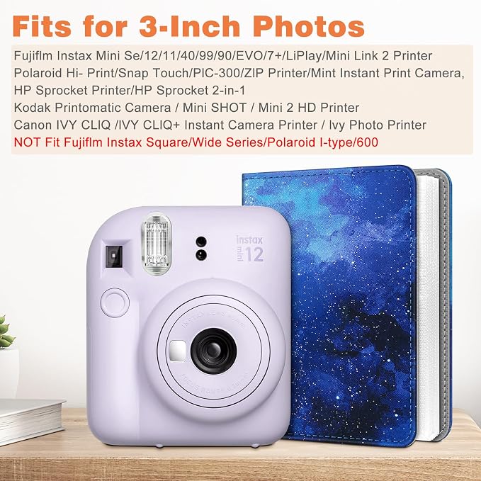Fintie Instax Mini Photo Album for 2x3-Inch Film