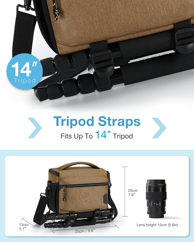BAGSMART Small Camera Sling Bag