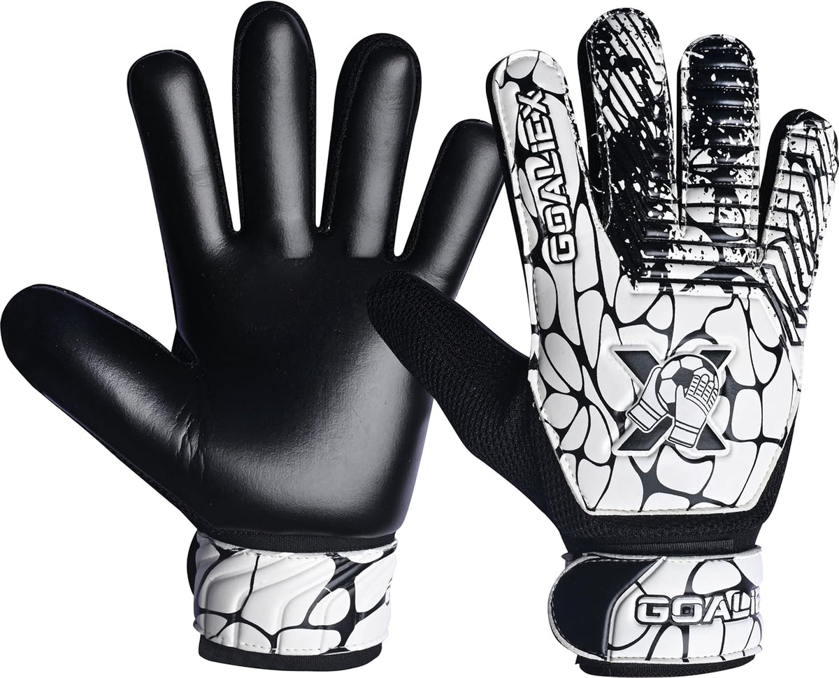 Regine Switzerland Soccer Goalie Gloves - Youth Football Goalkeeper Gloves with 4mm Super Grip Palm