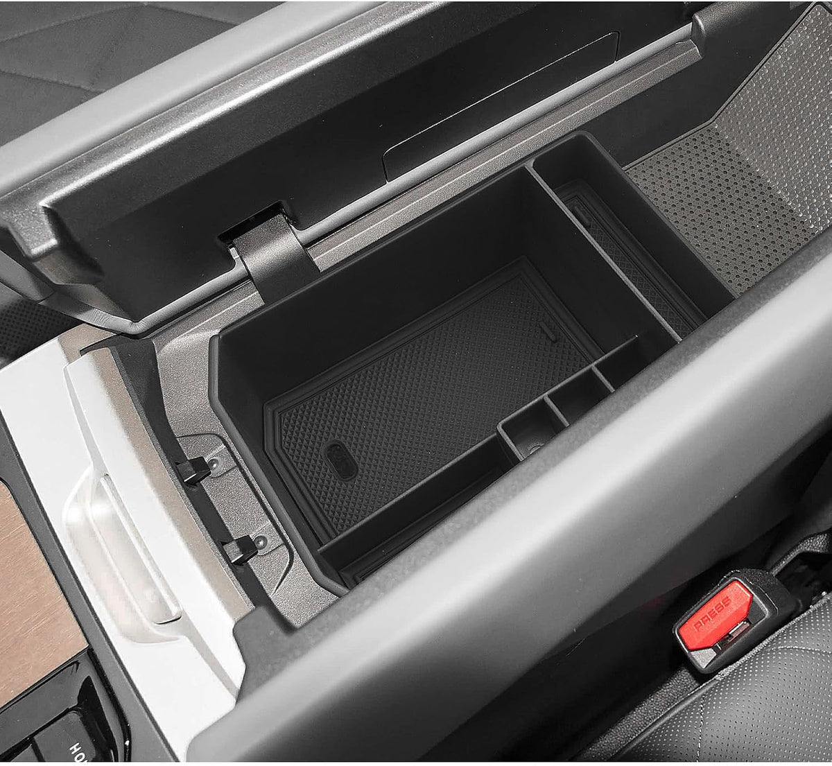 LUWU 2022-2026 BMW iX Center Console Organizer xDrive45 xDrive60 M70 Armrest Storage Box Armrest Organizer Insert Tray 2025 2026 BMW iX Accessories