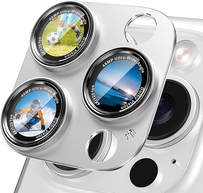 CACOE Camera Lens Protector for iPhone 14 Pro/14 Pro Max/16 Pro/16 Pro Max