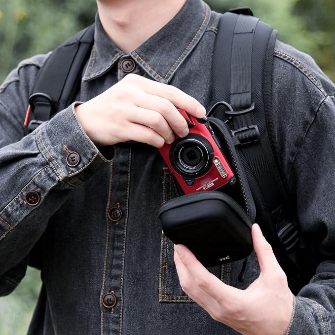 JJC Hard Camera Case Bag for Olympus Tough TG-7 TG-6 TG-5 Ricoh GR IV GR III GR