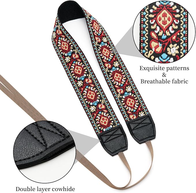 ZOOEASS Camera Strap for DSLP and Mirrorless Digital Camera, Neck Strap