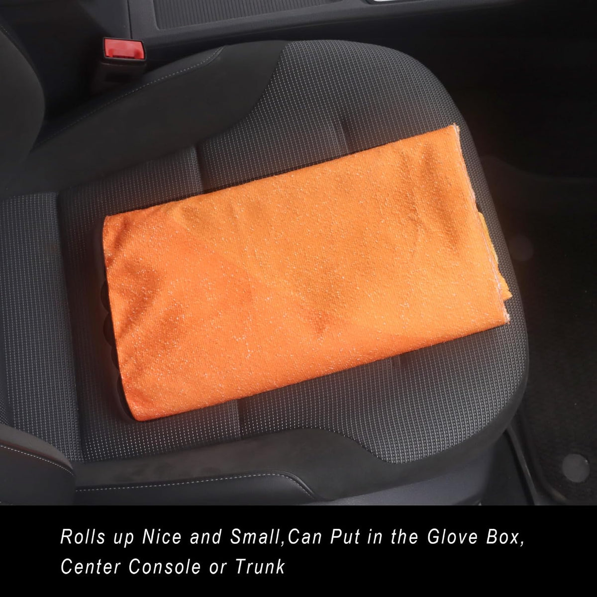 Car Seat Cover Protector Front Seats,for Gym Workout,Running,Swimming,Beach and Hiking,Waterproof Sweat Towel Bucket Seat Covers for Cars SUV Trucks (Orange, 1Pcs)