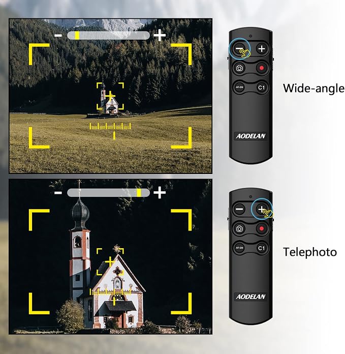 AODELAN Camera Remote Control Remote Shutter Commander
