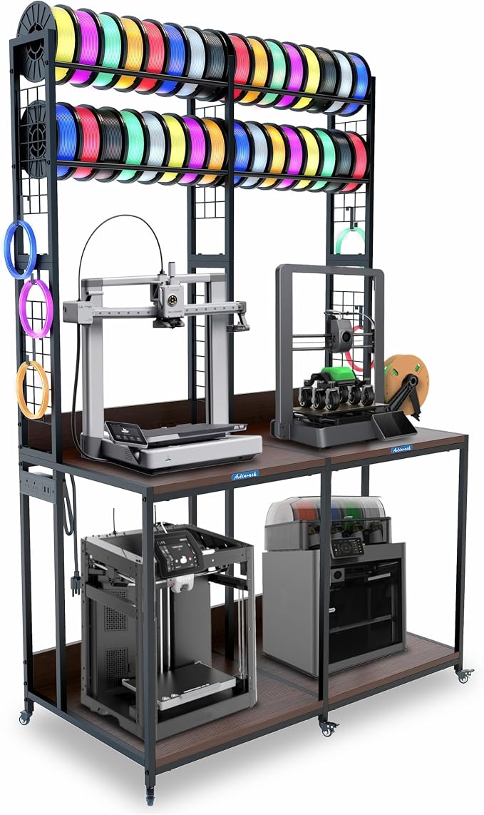 Upgraded Dual 3D Printer Stand