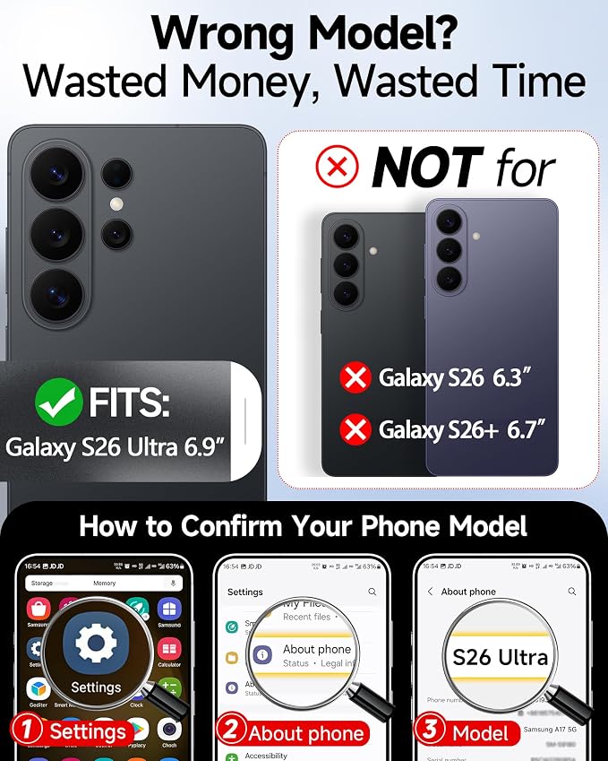 LeYi for S26-Ultra Case Clear