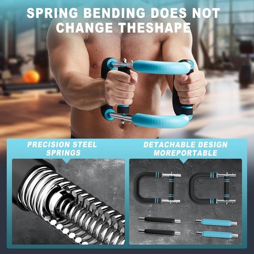 HOTWAVE Twister Arm Trainer - Adjustable Chest & Arm Exerciser for Home Fitness | Portable Upper Body Strength Kit
