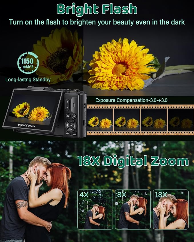 Digital Camera - 5K WiFi Digital Cameras