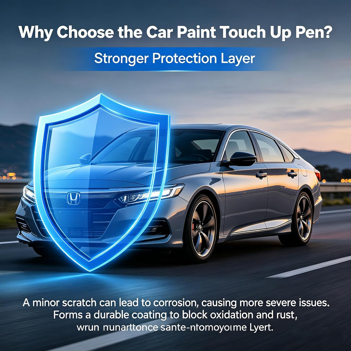 Platinum White Pearl (NH-883P) Touch Up Paint for Honda 2-in-1 Car Scratch Repair Pen for Rock Chips, Door Scratches & Paint Nicks Exact Color Match Quick Dry DIY Fix for Civic Accord CR-V
